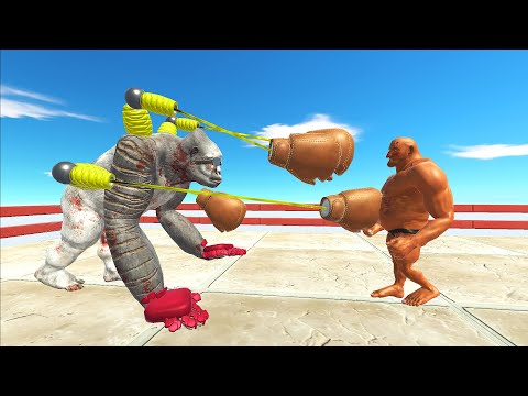 MULTI-GLOVES BOXING GORO VS EVERY UNIT ON BOXER ARENA | ANIMAL REVOLT BATTLE