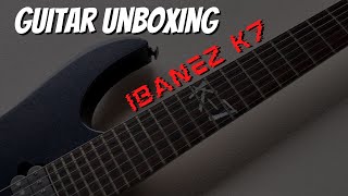 Video thumbnail for Guitar Unboxing - Ibanez K7 by Guitar Hoarder