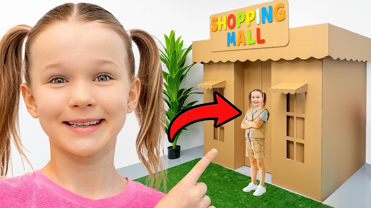 Stephi’s Cardboard Mall Adventure and Clean Up Story
