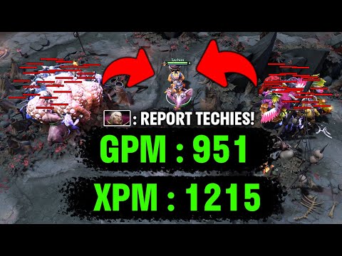 The Most Highest GPM Techies in the World 🔥 - 7.32 Patch Dota 2