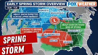 Spring Storm To Unleash Heavy Snow, Severe Weather Across US