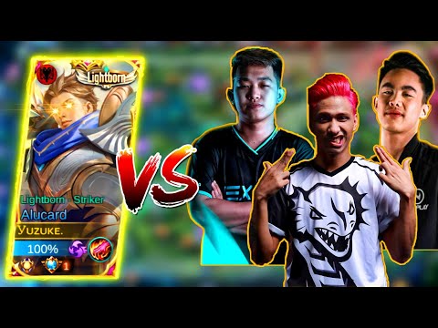 Yuzuke Vs Dogie,Renejay and Jeymz! | Top Global Alucard Vs NXP Pro MPL Players Who Will Win?!| MLBB
