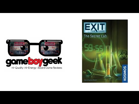 Exit The Game: The Secret Lab Review (NO spoilers) with the Game Boy Geek