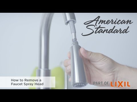 How to Remove a Faucet Spray Head