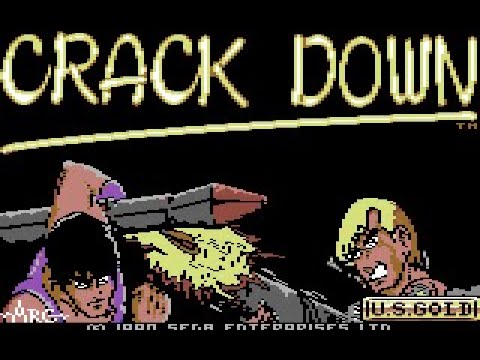 Crack Down Review for the Commodore 64 by John Gage