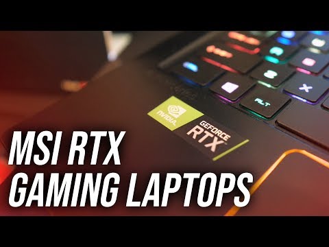 New MSI RTX Gaming Laptops!
