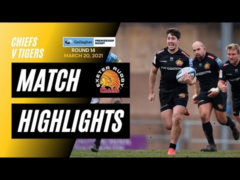 EXETER CHIEFS V LEICESTER TIGERS - GALLAGHER PREMIERSHIP HIGHLIGHTS