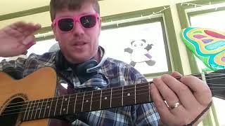 UFO - Mallrat, Allday // easy guitar tutorial