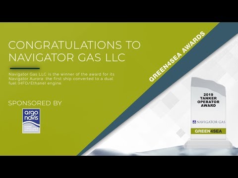 Navigator Gas receives GREEN4SEA Tanker Operator Award