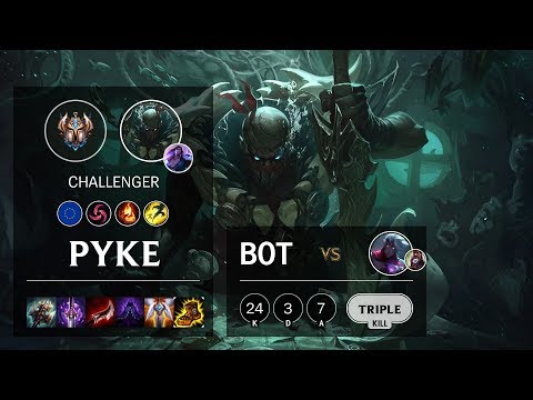 Pyke Bot vs Varus - EUNE Challenger Patch 10.5