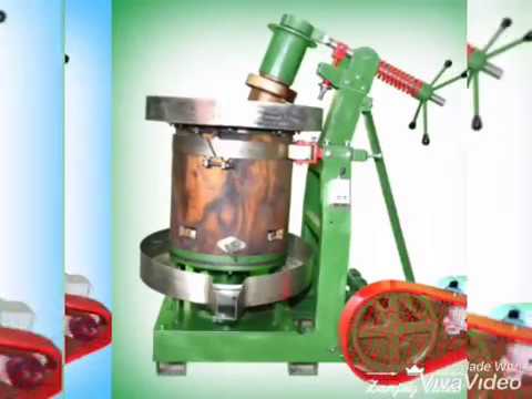 Cold Press Wooden Oil Extraction Machine