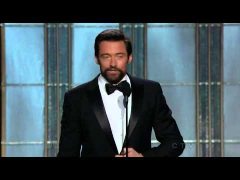 Hugh Jackman wins Best Actor (Comedy or Musical) - Golden Globes 2013
