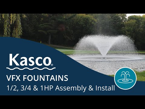 Kasco VFX 1/2, 3/4 & 1HP VFX Fountain: How To Assemble