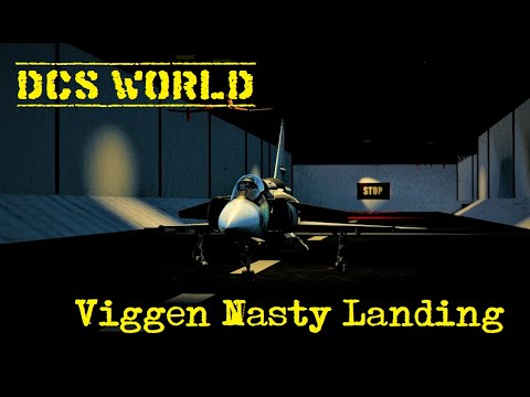 DCS World: Viggen Pandora Landing