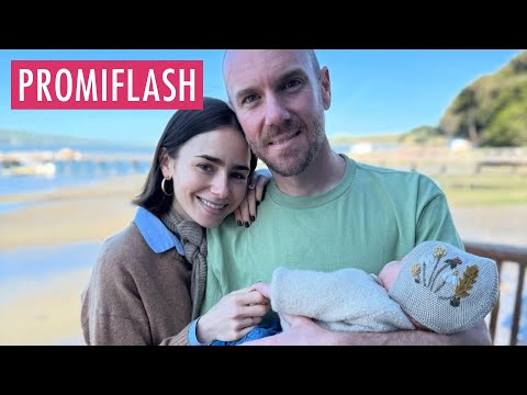 Video Thumbnail: Total happy: Lily Collins feiert ersten Geburtstag als Mama