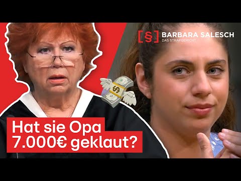 Großvater BERAUBT 💸 Eigene ENKELIN verdächtig? 😱 I Ganze Folge I Barbara Salesch - Das Strafgericht
