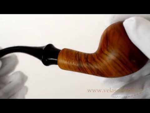 Velasco handmade olive wood pipe OW4 -16