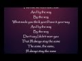 Hinder By the Way Lyrics 