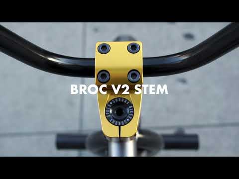 BROC RAIFORD | Odyssey BMX - Gold BROC v2 Stem - Available Now