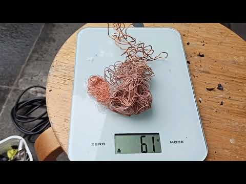 43 Scrapping a HID Lighting Ballast.  Scrap Aluminium and Copper Wire. Bondi Scrapper