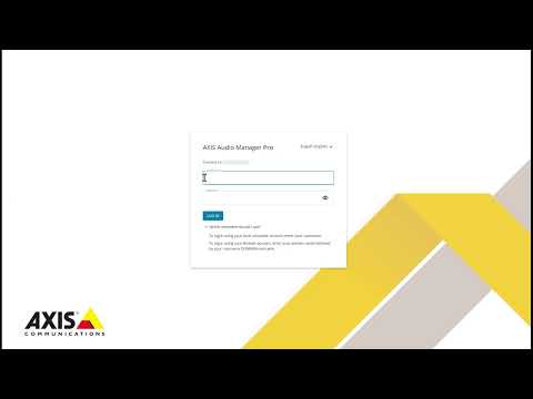 What's new in AXIS Audio Manager Pro 4.7