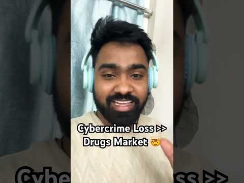Cybercrime losses is way higher than Drugs Market #shorts #viral #ethicalhacking