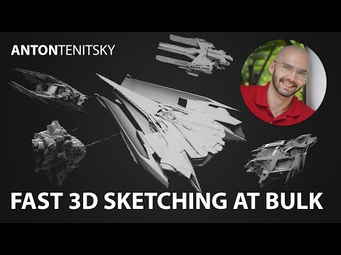 Photo - Voxel Sketching Multiple Ships in Minutes in 3DCoat | የኢንዱስትሪ ንድፍ - 3DCoat