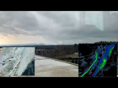 Snow Squall 2.19.22 with Satellite and Radar