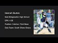 Hannah Burton Softball College Recruiting Video