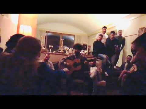 Carmen y Samara Amaya por bulerías en una fiesta 2019 guitarra Joselito Acedo