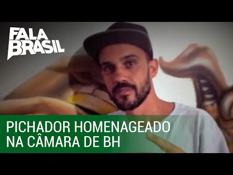 Pichador recebe homenagem na Câmara de Belo Horizonte