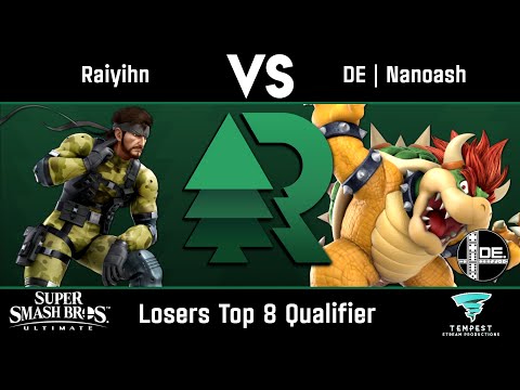 Raiyihn (Snake) vs DE | Nanoash (Bowser) - Losers Top 8 Qualifier - Evergreen Rising #8