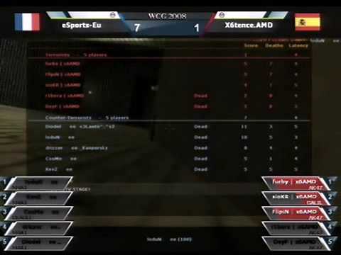 2008GF:CS 08 match:eSports-Eu VS X6tence.AMD