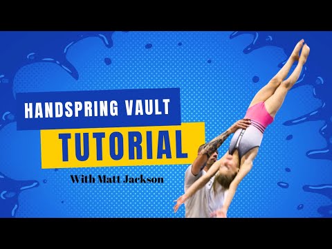 Teaching the front somersault in jumping