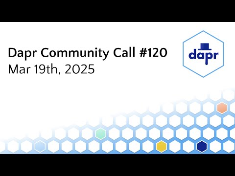 Dapr Community Call - Mar 19th - Dapr Agents