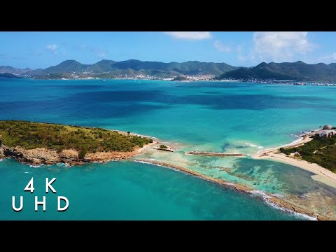 Beauty of the Caribbean 😍💗🏝 4K Drone Video of Baie Rouge, Saint Martin