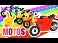 Los Colores Del Arcoíris Aprende Los Colores Con Motos Titounis
