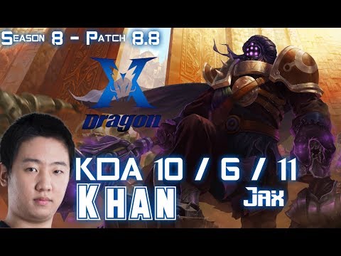 KZ Khan JAX vs CAMILLE Top - Patch 8.8 KR Ranked
