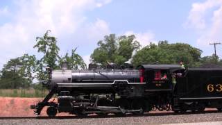 preview picture of video 'Southern #630 2-8-0 Spencer to Winston-Salem'