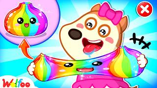 Download lagu NEW| Lucy Eats a Dumpling Squishy Toy?!🚫 | Toys Are Not Food! | Cartoons Kids | Wolfoo Family mp3