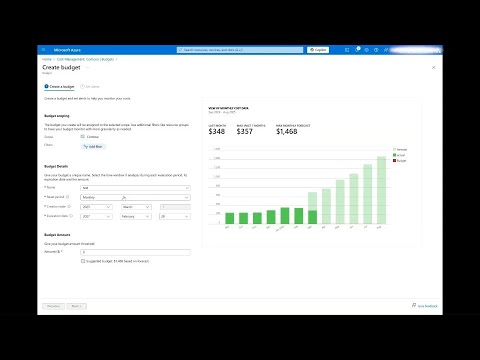 Microsoft Cost Management – Creating Budgets and Alerts