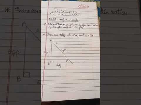 Trigonometry Explanation
