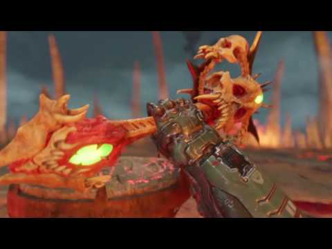 Doom 2016 All Big Bossfights-Crucible-Ending Cutscene and Animated Credits