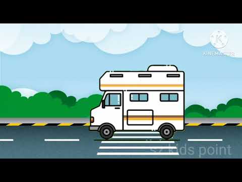 Raaste pe truck jaa raha hai | Vehicles song | hindi rhymes for children by sz kids point #kidspoem