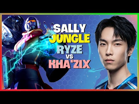 Sally Insane Challenger Jungle Ryze Pathing and Ganking Mechanics Engsub