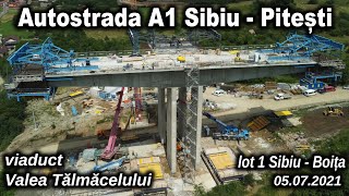 Viaduct Valea Talmacelului - Autostrada Sibiu Pitesti