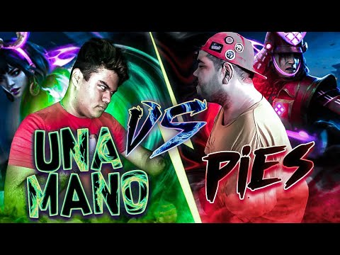 JUGADOR CON UNA MANO "VS" JUGADOR CON LOS PIES EN UN GRAN PVP AMISTOSO 100% REAL |FREE FIRE