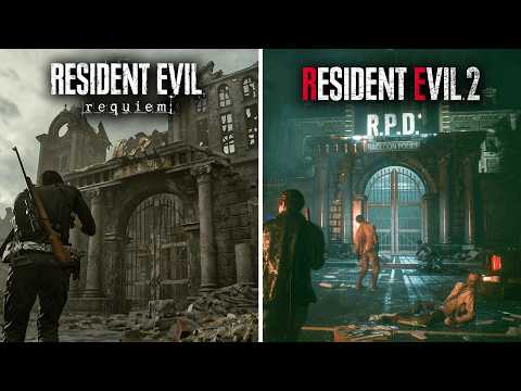 RPD Comparison - Resident Evil 9 Requiem vs Resident Evil 2 Remake