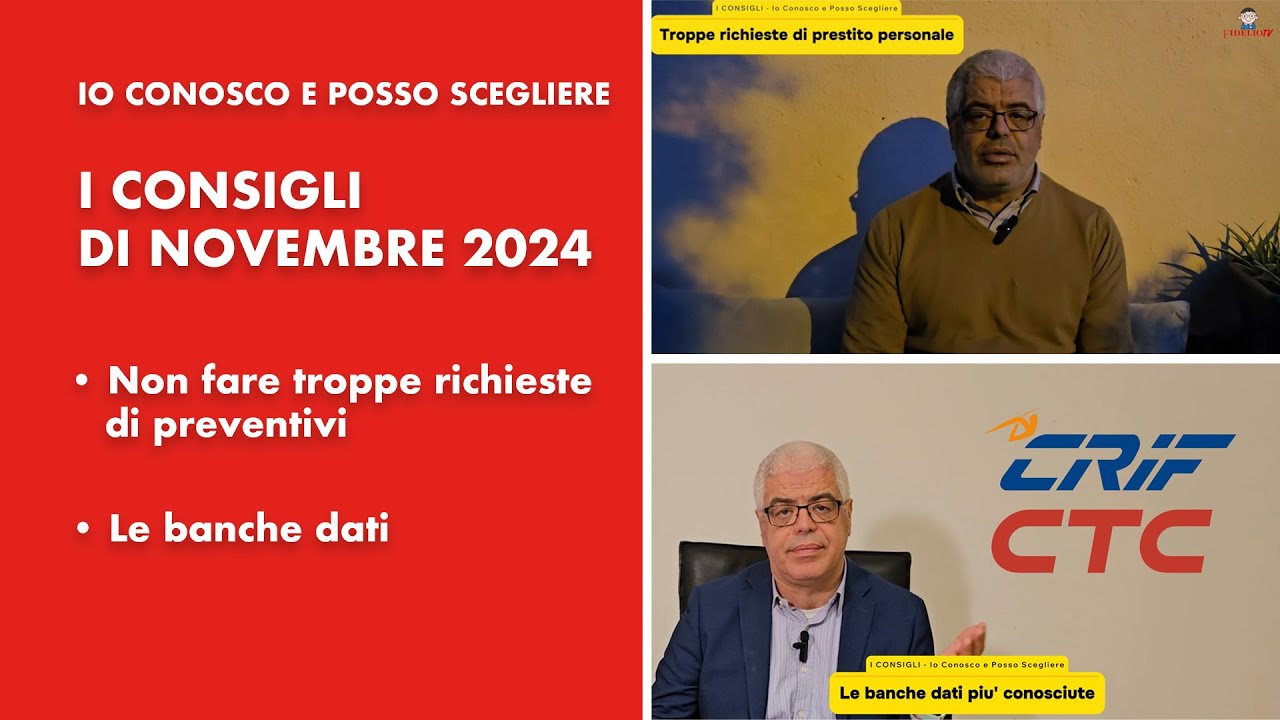 [ I consigli - 09 ] Novembre 2024: cosa abbiamo consigliato?