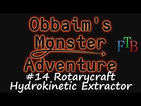 FTB Monster #14 - Rotarycraft hydrokinetic extractor